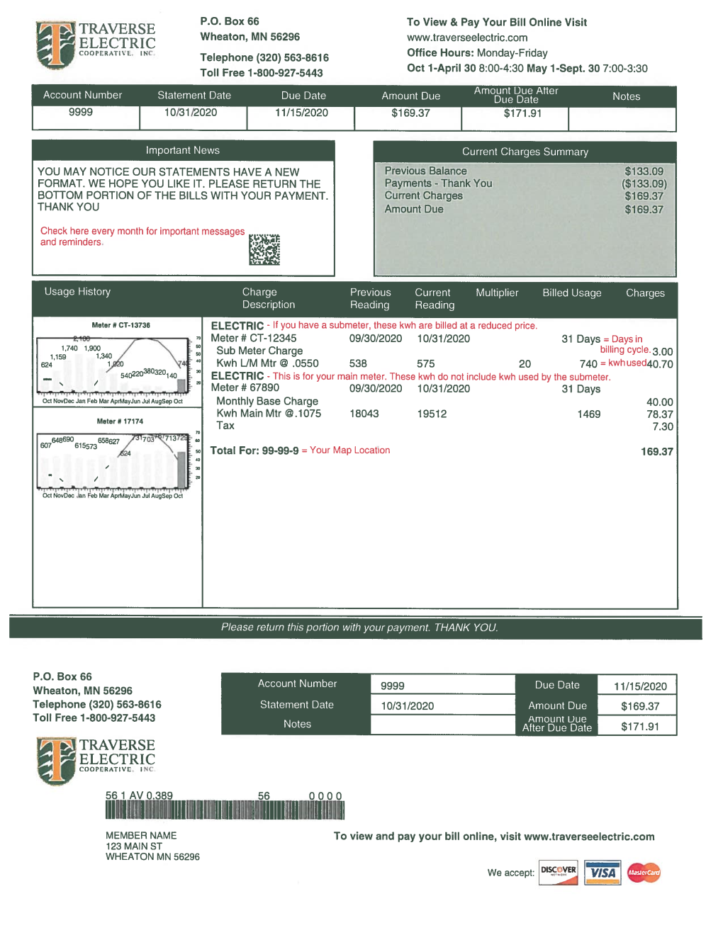 billing General Billing Information | Traverse Electric Cooperative